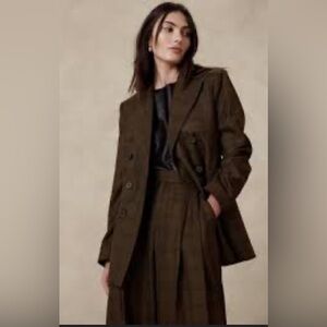 BANANA REPUBLIC VASTO RELAXED ITALIAN WOOL SUIT JACKET